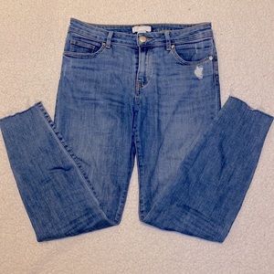 H&M Light Wash Mid-rise Skinny Jeans